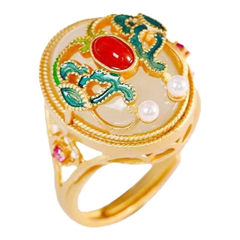 Delicate Artisan Gold Ring
