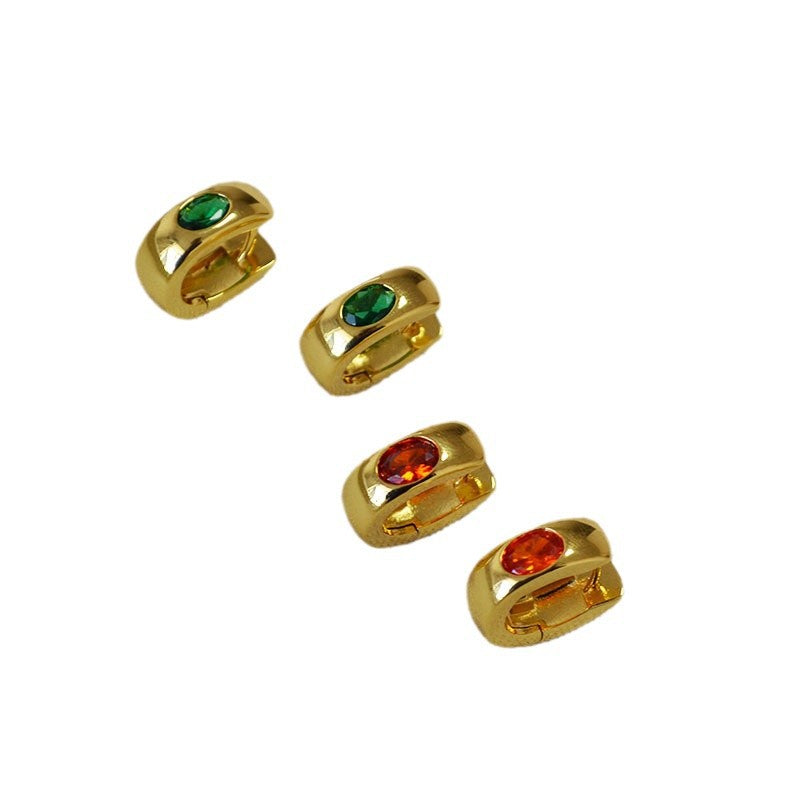 Vintage Handmade Gold Earring