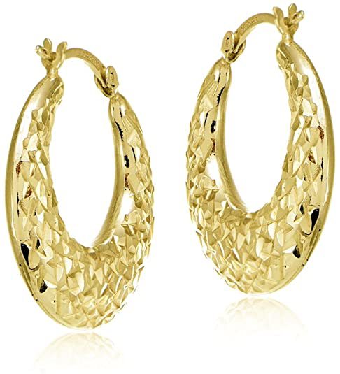 Delicate Artisan Gold Earring