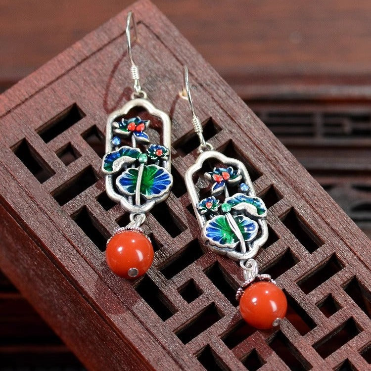 Delicate Artisan Silver Earring