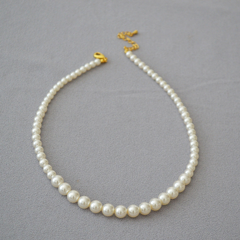 Delicate Artisan Pearl Necklace