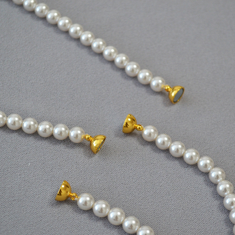 Delicate Artisan Pearl Necklace