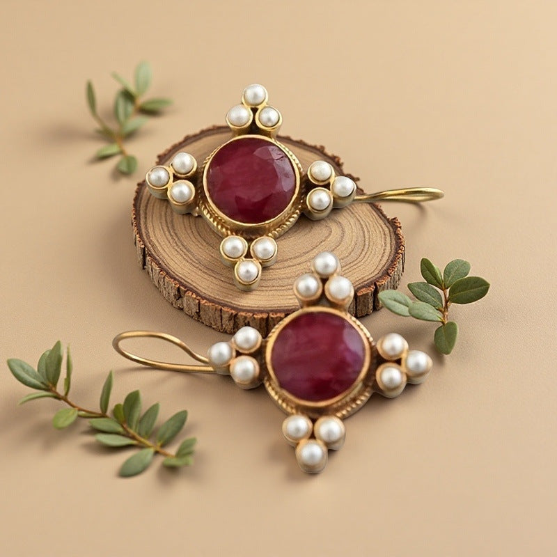 Vintage Handmade Pearl Earring