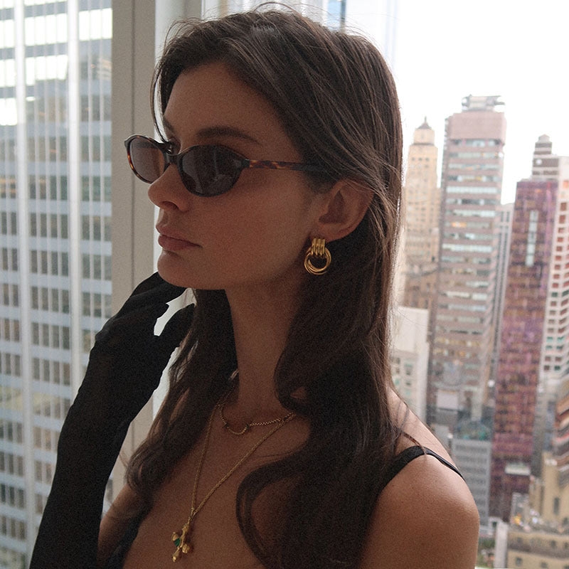 Stunning Gold Earring for Daily Wear