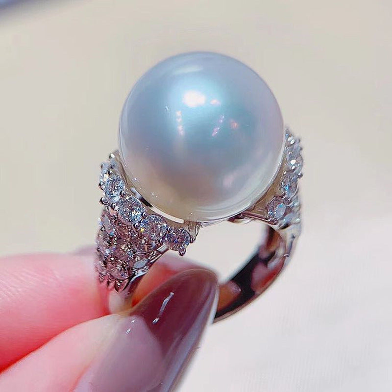 Romantic Pearl Ring for Special Moments