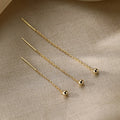 Vintage Handmade Gold Earring