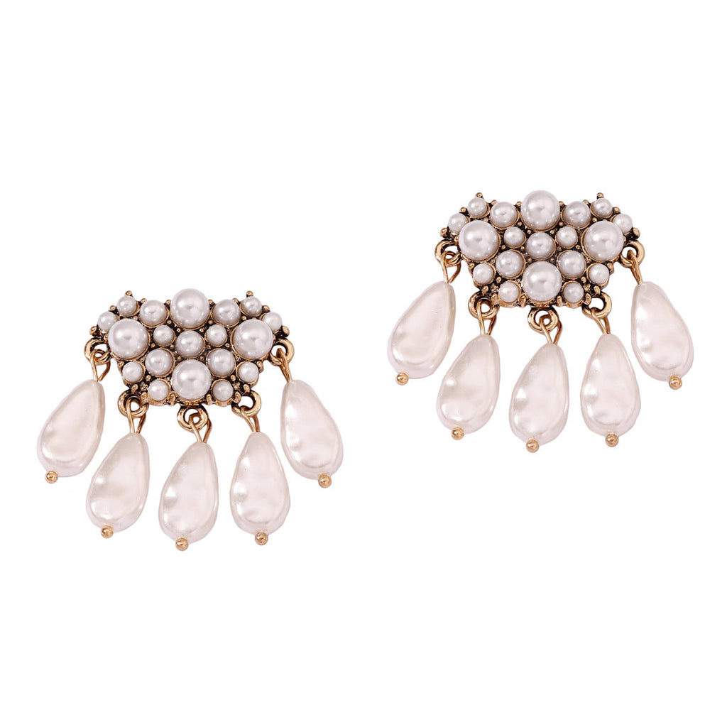 Delicate Artisan Pearl Earring