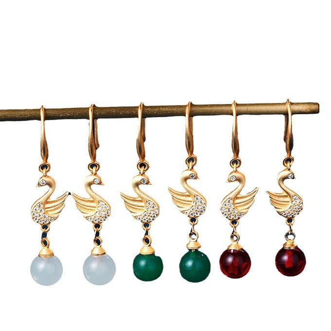 Delicate Artisan Gold Earring
