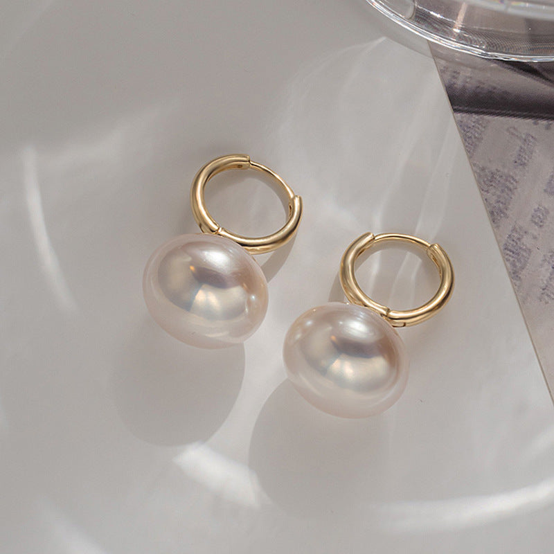 Delicate Artisan Pearl Earring