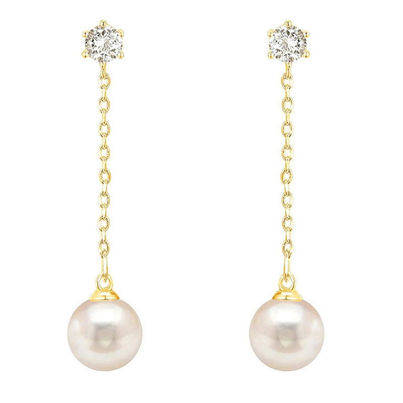 Delicate Artisan Pearl Earring
