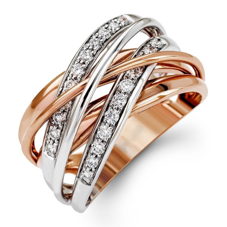 Delicate Artisan Gold Ring