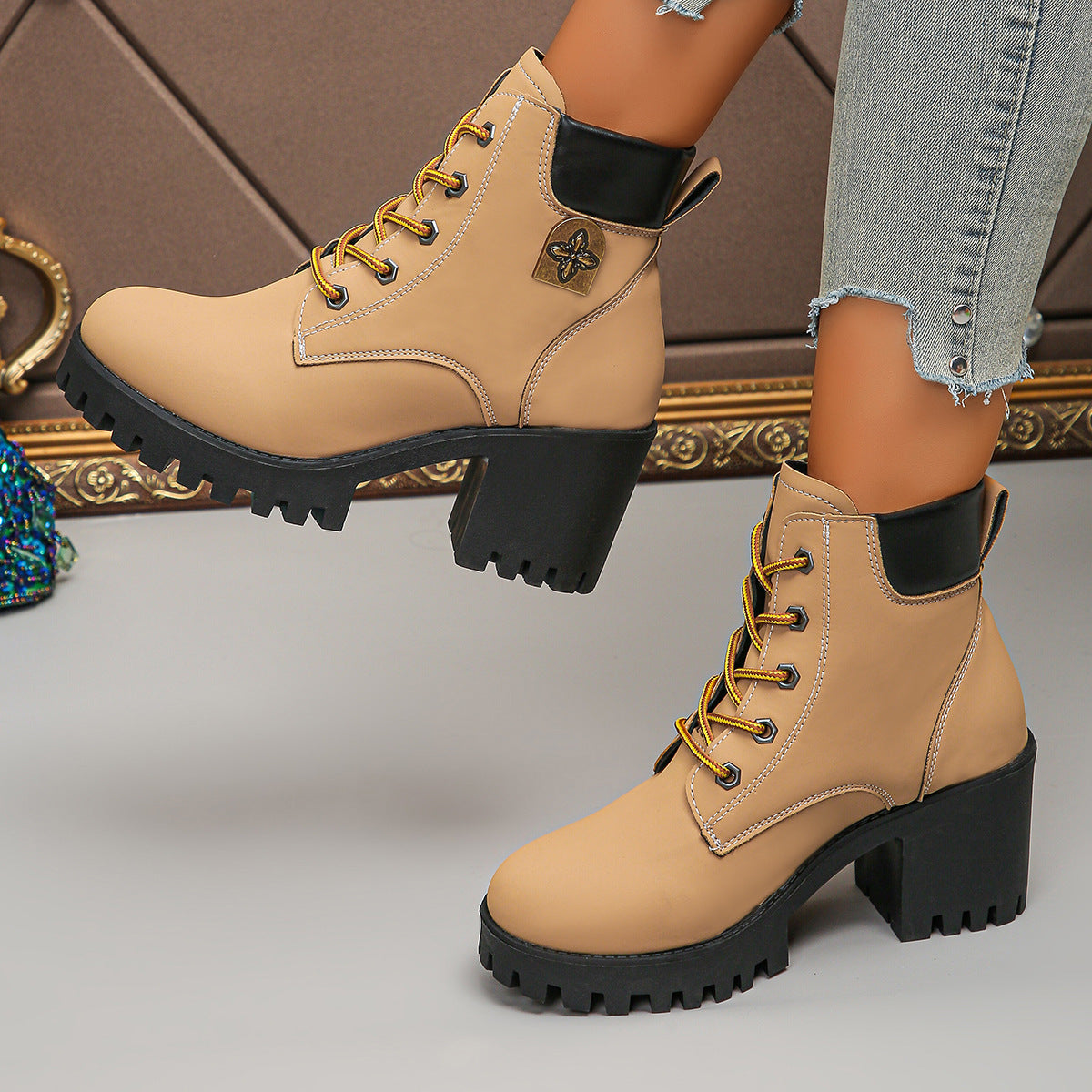 Vintage Inspired Orthopedic Boots
