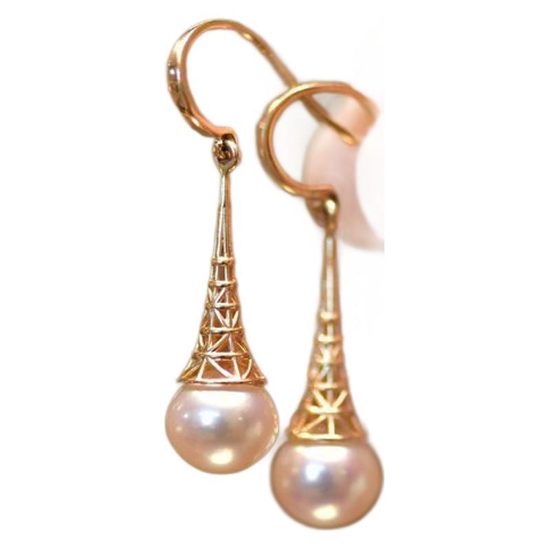 Delicate Artisan Pearl Earring
