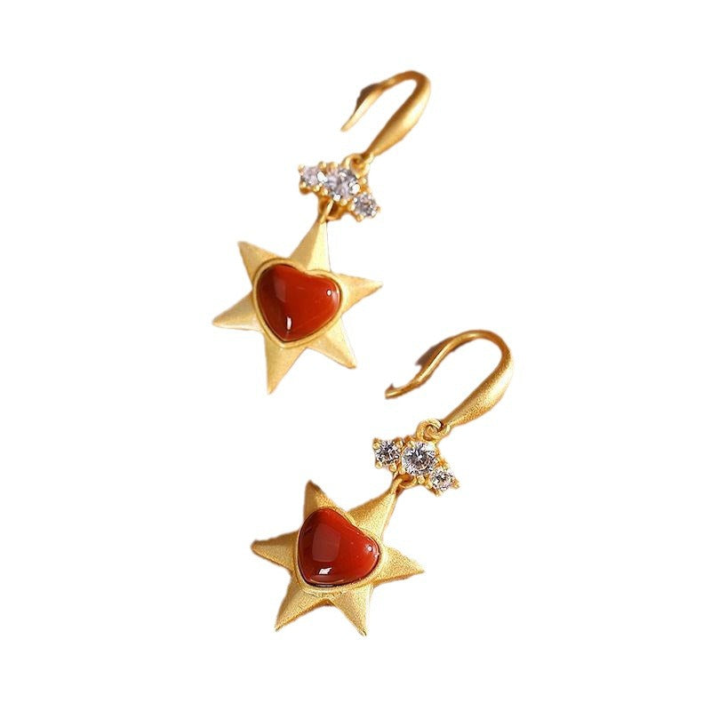Romantic Gold Earring for Special Moments