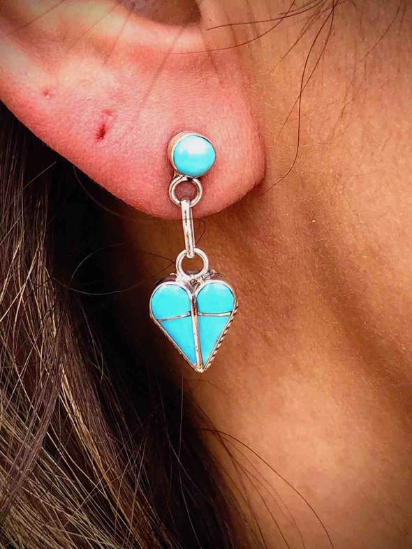 Vintage Handmade Silver Earring