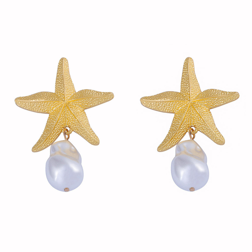 Delicate Artisan Pearl Earring