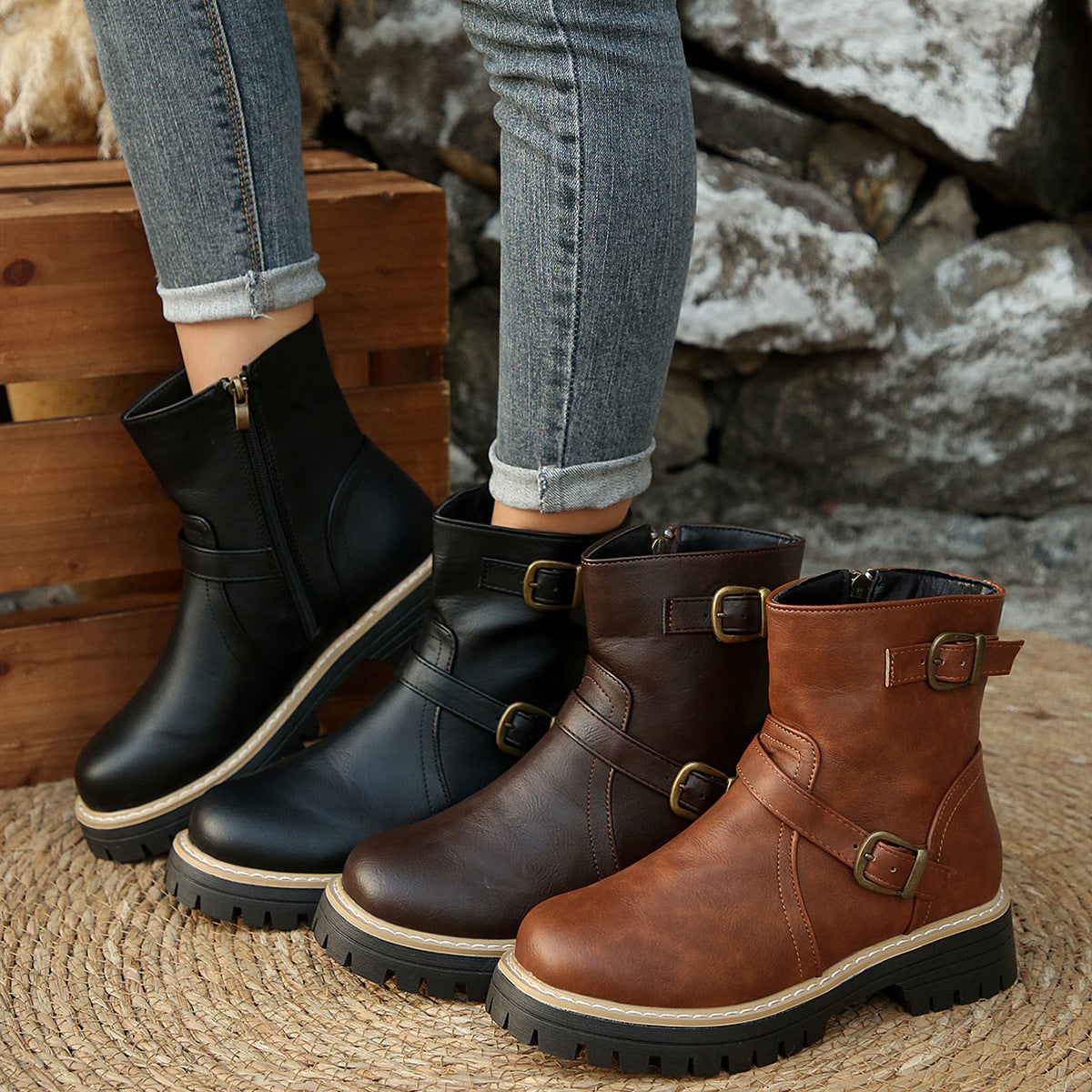 Classic Orthopedic Boots with Timeless Style