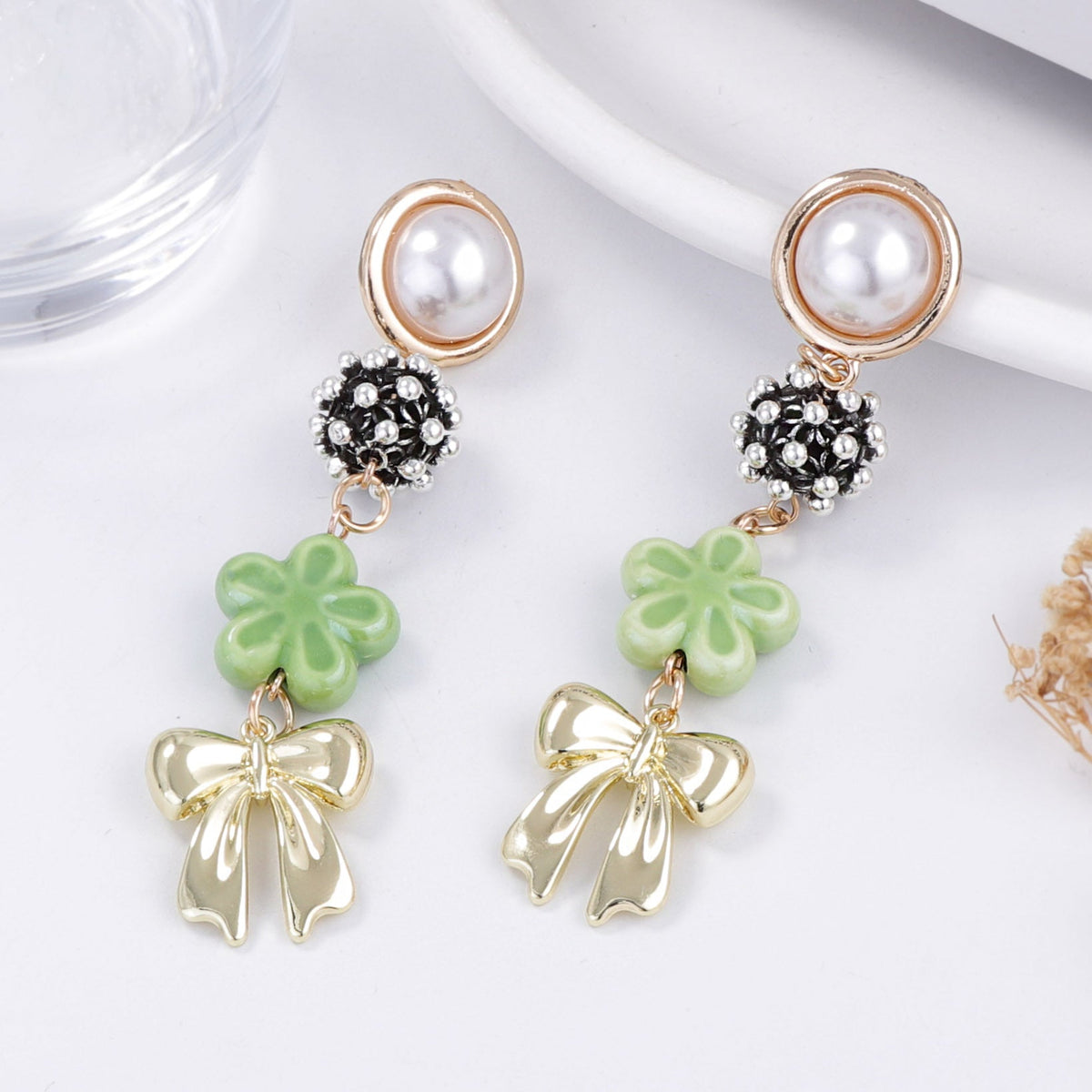 Delicate Artisan Pearl Earring
