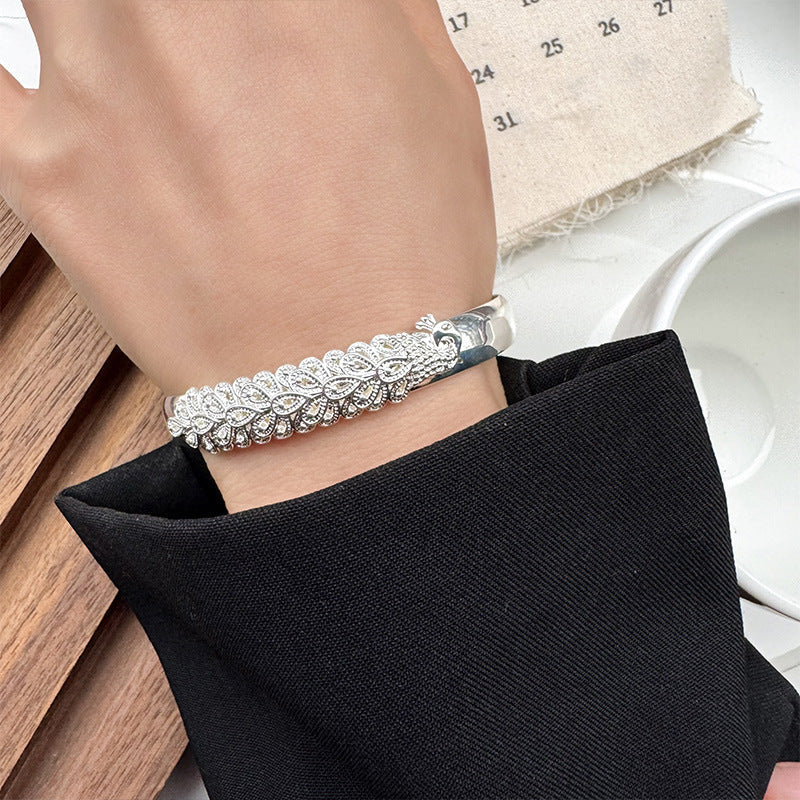Delicate Artisan Silver Bracelet