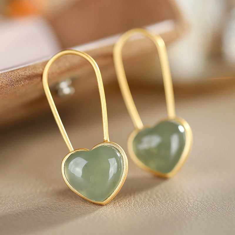 Vintage Handmade Gold Earring