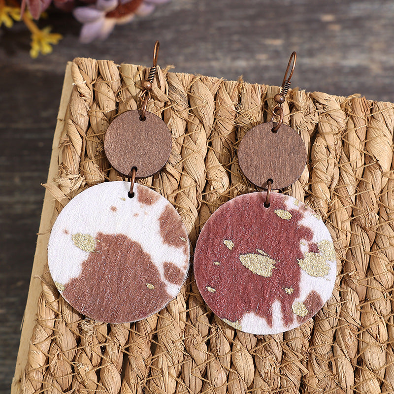 Delicate Artisan Gold Earring