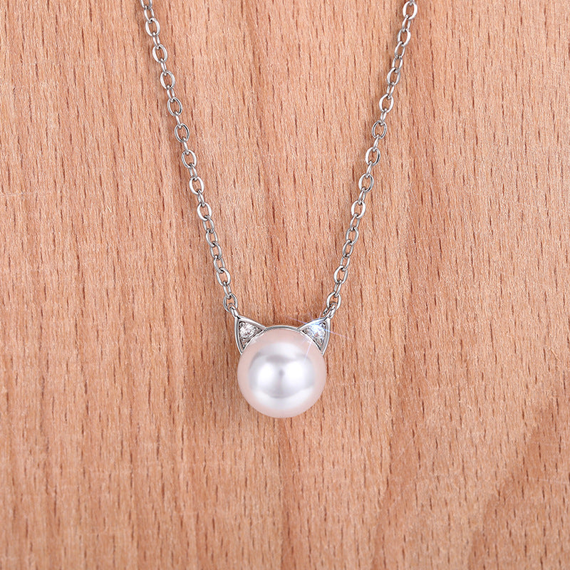 Delicate Artisan Pearl Necklace