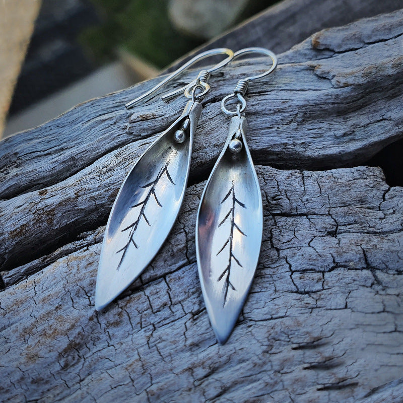Vintage Handmade Silver Earring