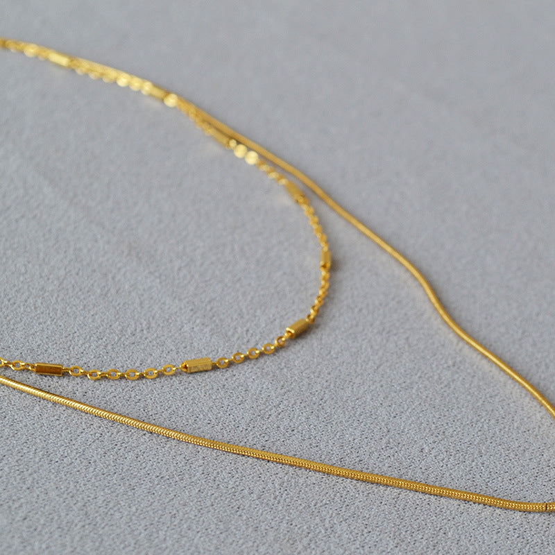 Delicate Artisan Gold Necklace