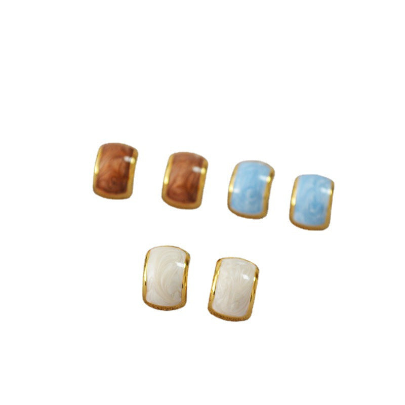 Delicate Artisan Gold Earring