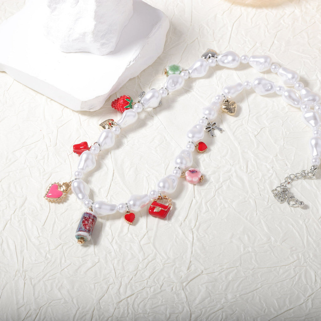 Delicate Artisan Pearl Necklace