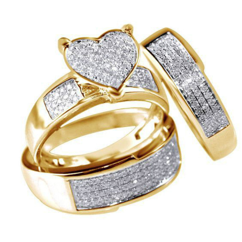 Beautiful Gold Set with Unique Style