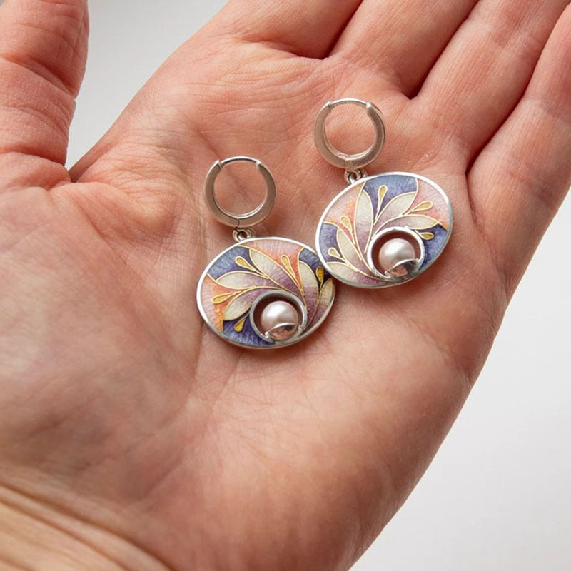 Delicate Artisan Pearl Earring