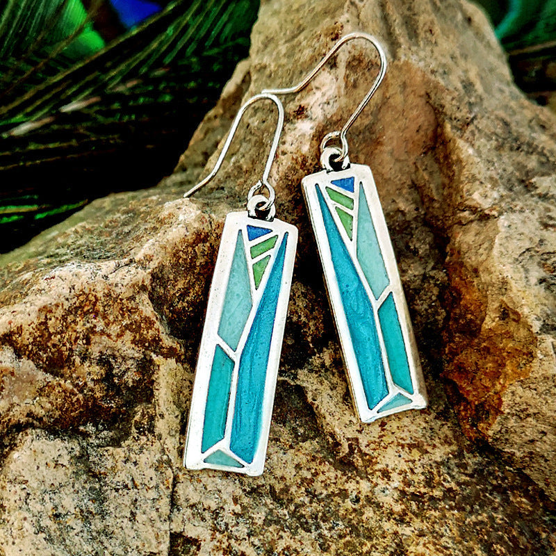 Vintage Handmade Silver Earring