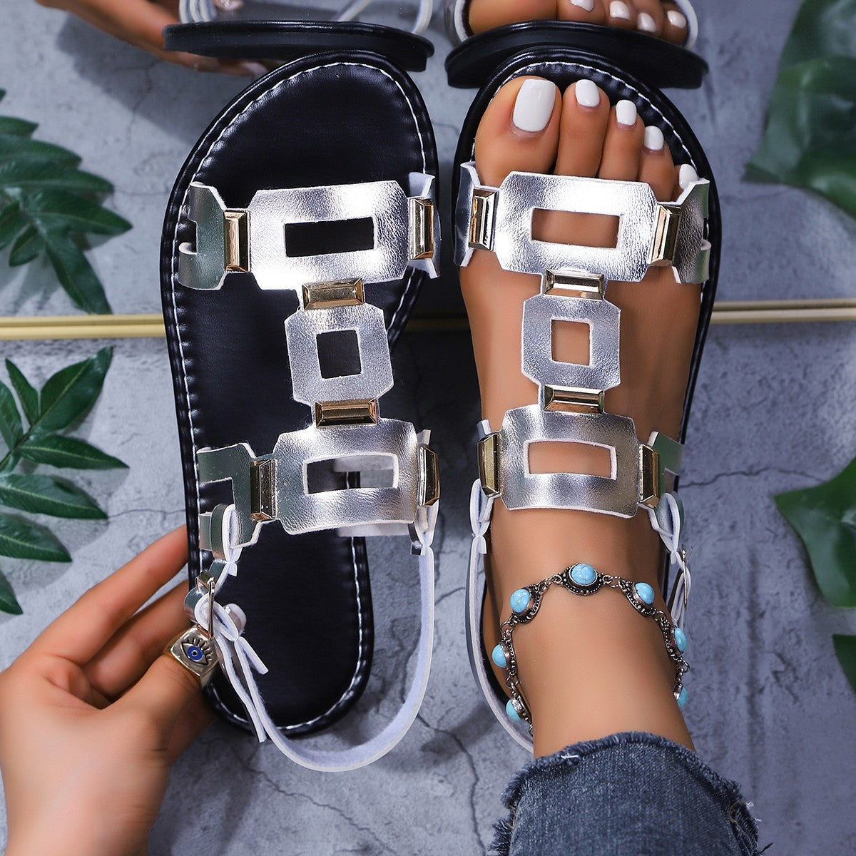 Vintage Inspired Orthopedic Sandals