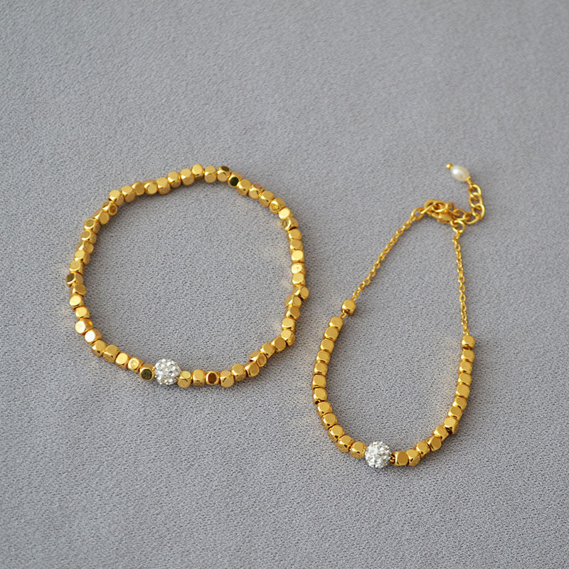 Delicate Artisan Gold Bracelet