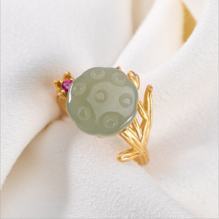 Delicate Artisan Gold Ring