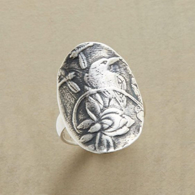 Delicate Artisan Silver Ring