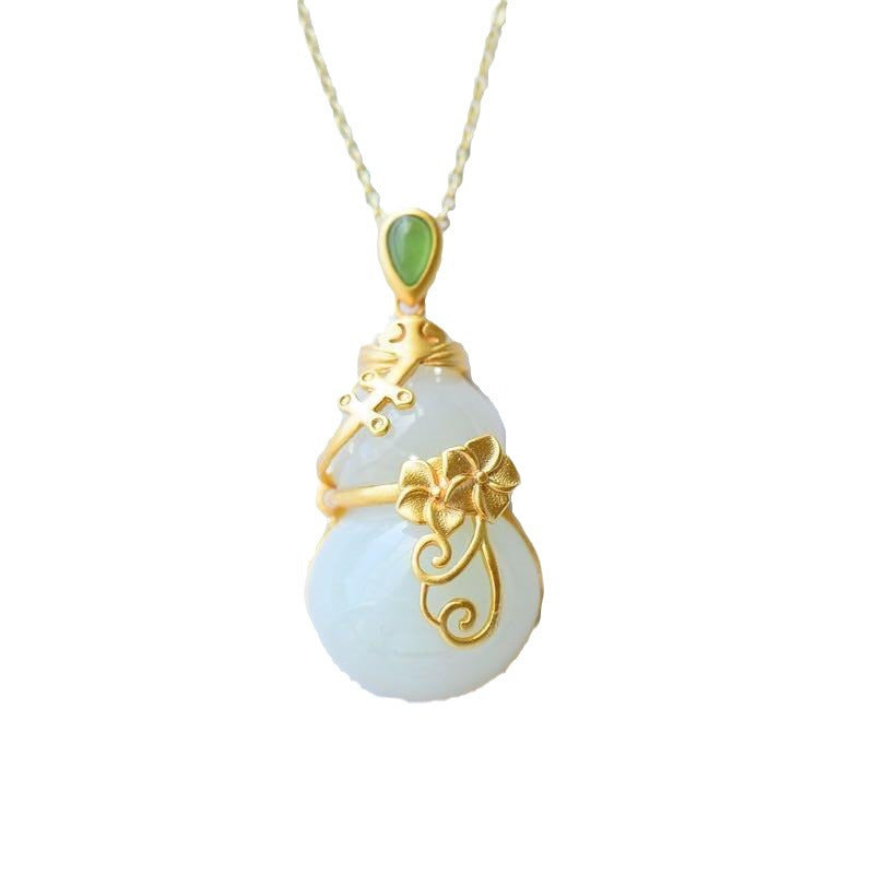 Delicate Artisan Gold Pendant