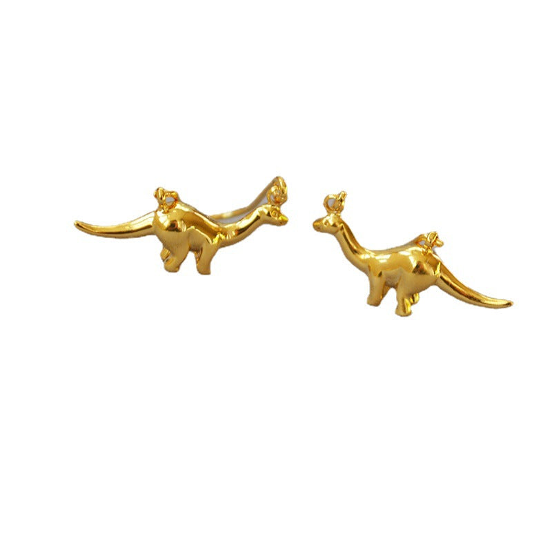 Vintage Handmade Gold Earring