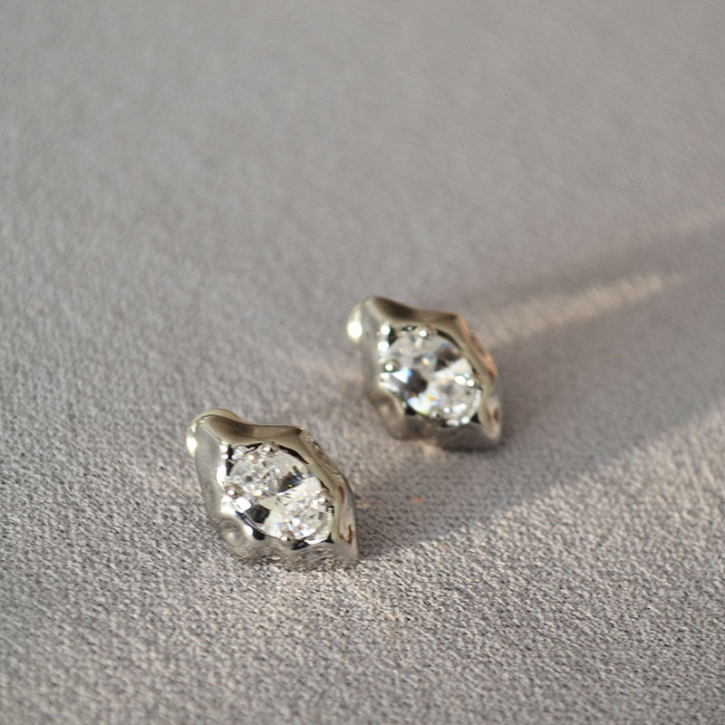 Vintage Handmade Silver Earring