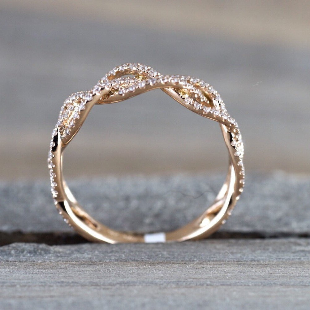 Delicate Artisan Gold Ring