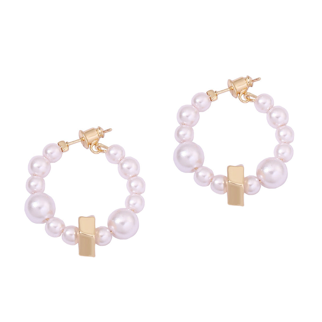 Delicate Artisan Pearl Earring