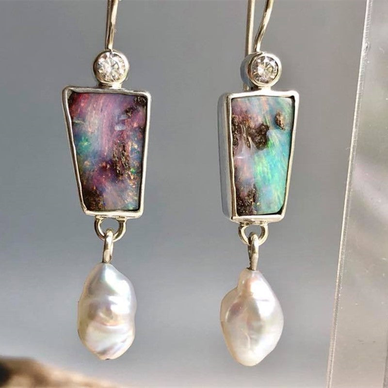 Delicate Artisan Pearl Earring