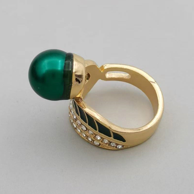 Delicate Artisan Gold Ring