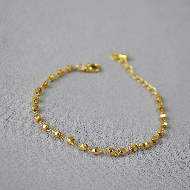 Delicate Artisan Gold Bracelet