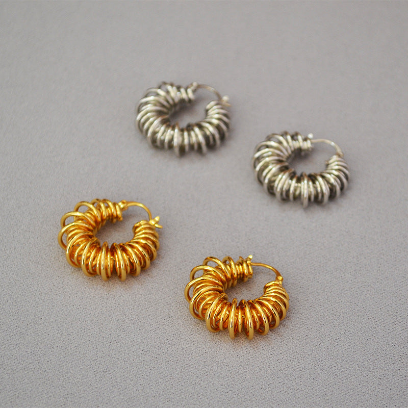 Beautiful Gold Earring with Unique Style