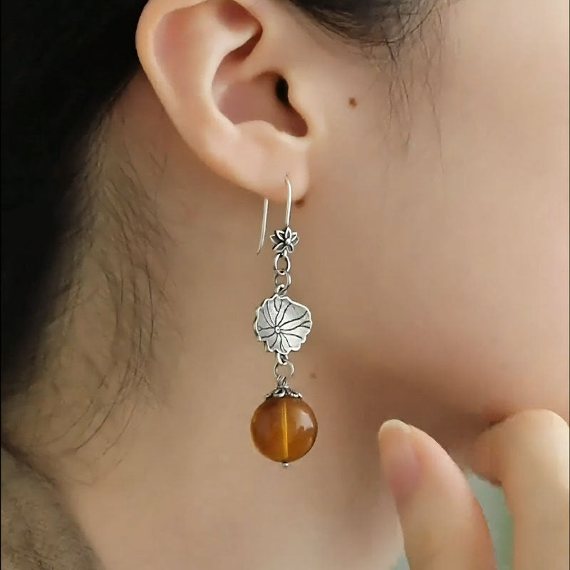 Delicate Artisan Silver Earring