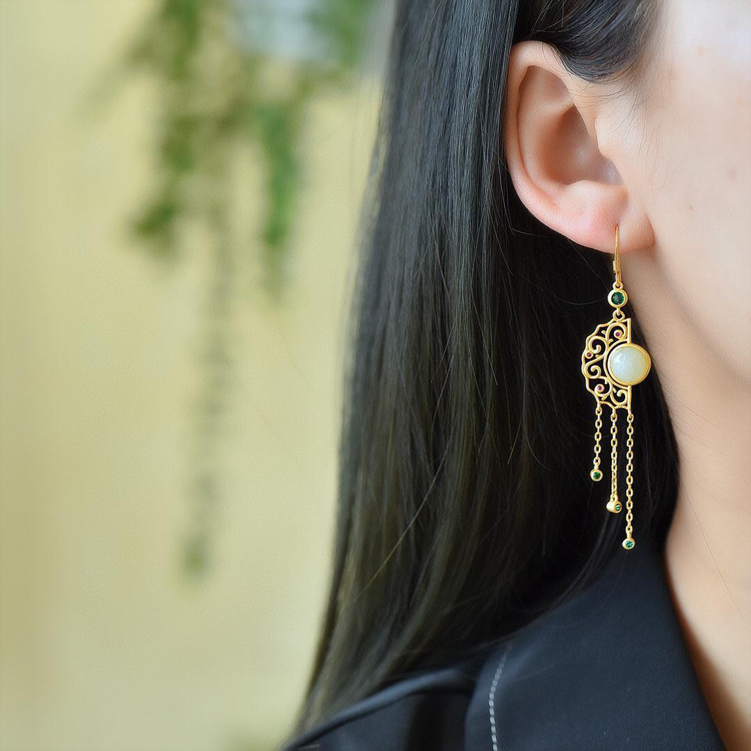 Delicate Artisan Silver Earring