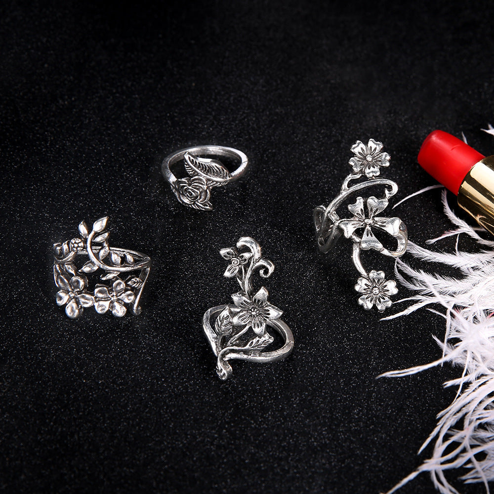 Beautiful Silver Set with Unique Style