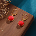 Delicate Artisan Gold Earring